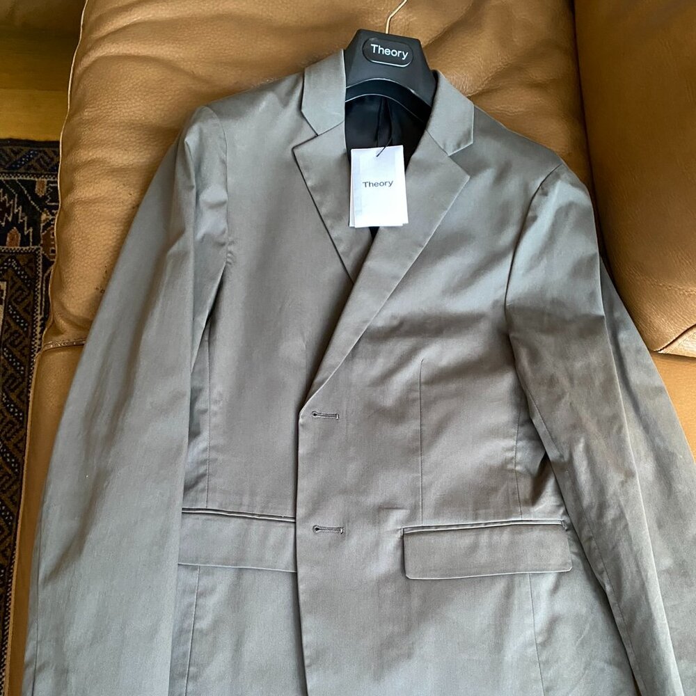 Theory Men’s Olive Jacket Brand New Tags Same day Shipping
